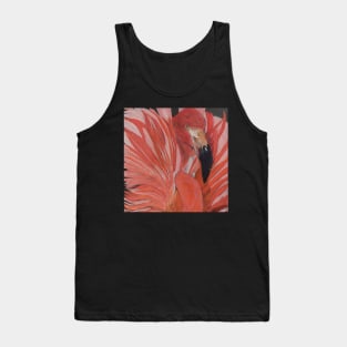 Coral Flamingo Tank Top